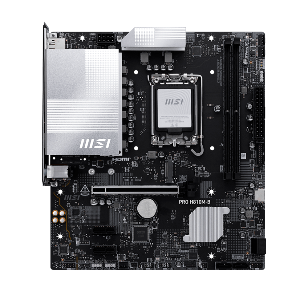 MB 1851 MSI H810M-B PRO DDR5/HDMI/DP - Imagem 3