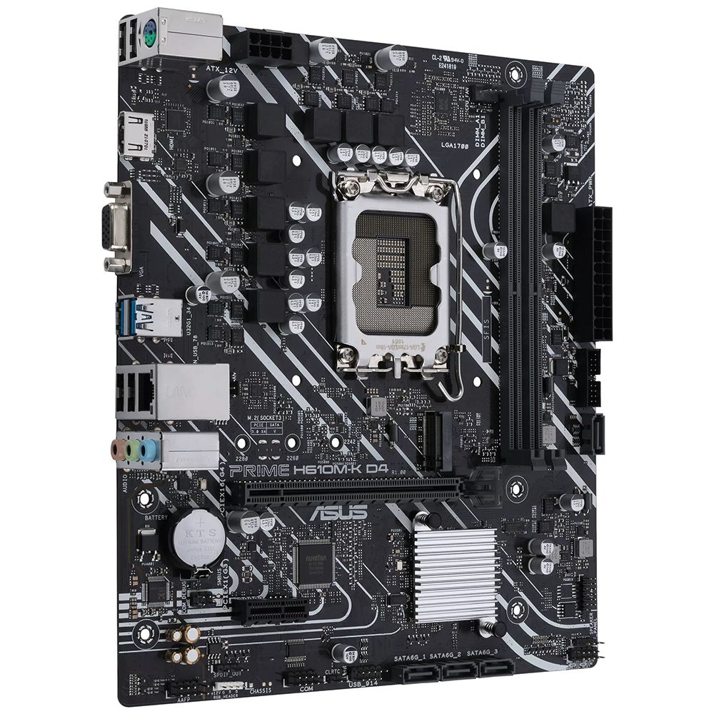 MB 1700 ASUS H610M-K D4-CSM DDR4/HDMI/M.2 - Imagem 4