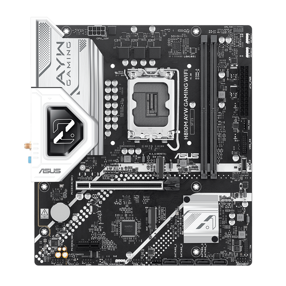 MB 1851 ASUS H810M AYW GAMING WIFI DDR5/HDMI/DP - Imagem 2