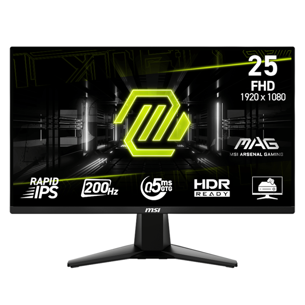 MON 25 MSI G255F E20 FHD 200HZ 0.5MS - BLACK G255F E20 - Imagem 2