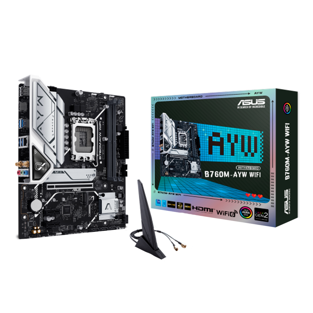 MB 1700 ASUS B760M-AYW WIFI II DDR5/HDMI/USB3.2