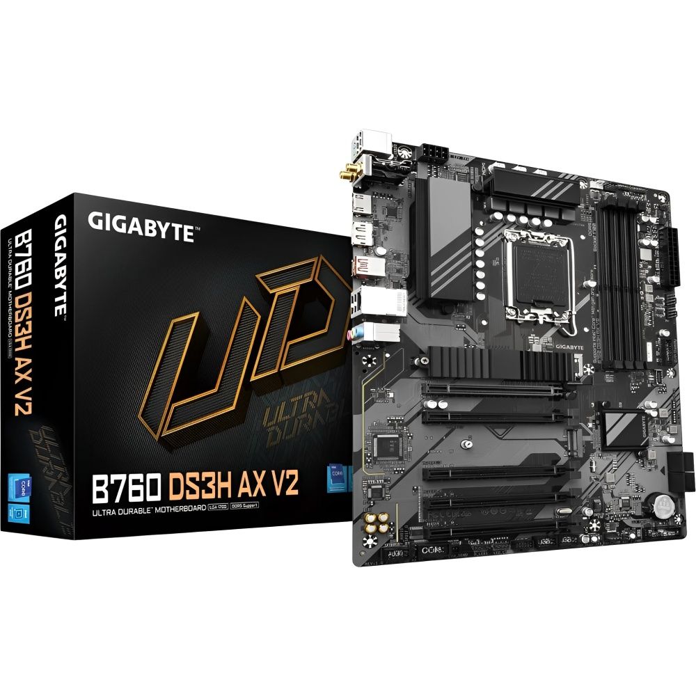 MB 1700 GIGABYTE B760 DS3H AX V2 DDR5/WIFI/HDMI/DP/USB3.2