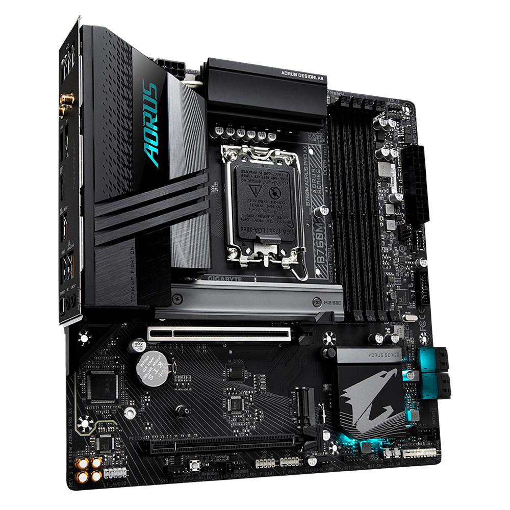 MB 1700 GIGABYTE B760M AORUS PRO AX DDR5/WIFI/HDMI - Imagem 3