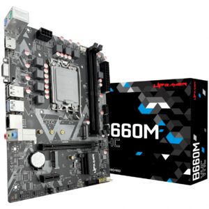 Placa Mãe UP Gamer B660M-VHC, Intel LGA 1700, m-ATX, DDR4, M.2 NVMe, UPG-B660M-VHC