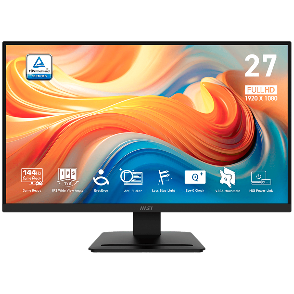 MON 27 MSI PRO MP273L E14 FLAT/144Z/1MS PRETO