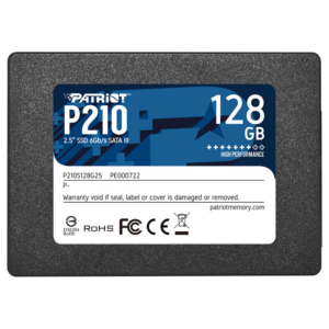 SSD 2.5 128GB PATRIOT P210 P210S128G25 450/350