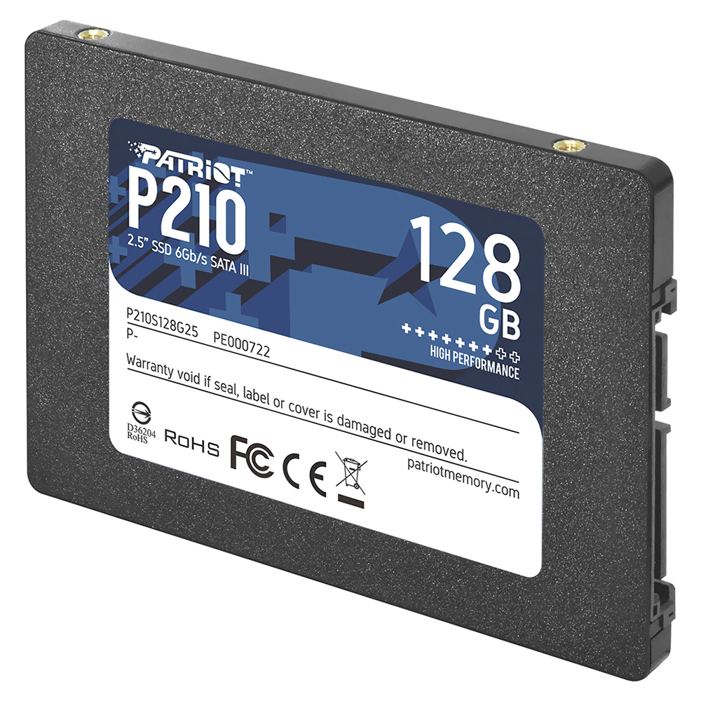 SSD 2.5 128GB PATRIOT P210 P210S128G25 450/350 - Imagem 2
