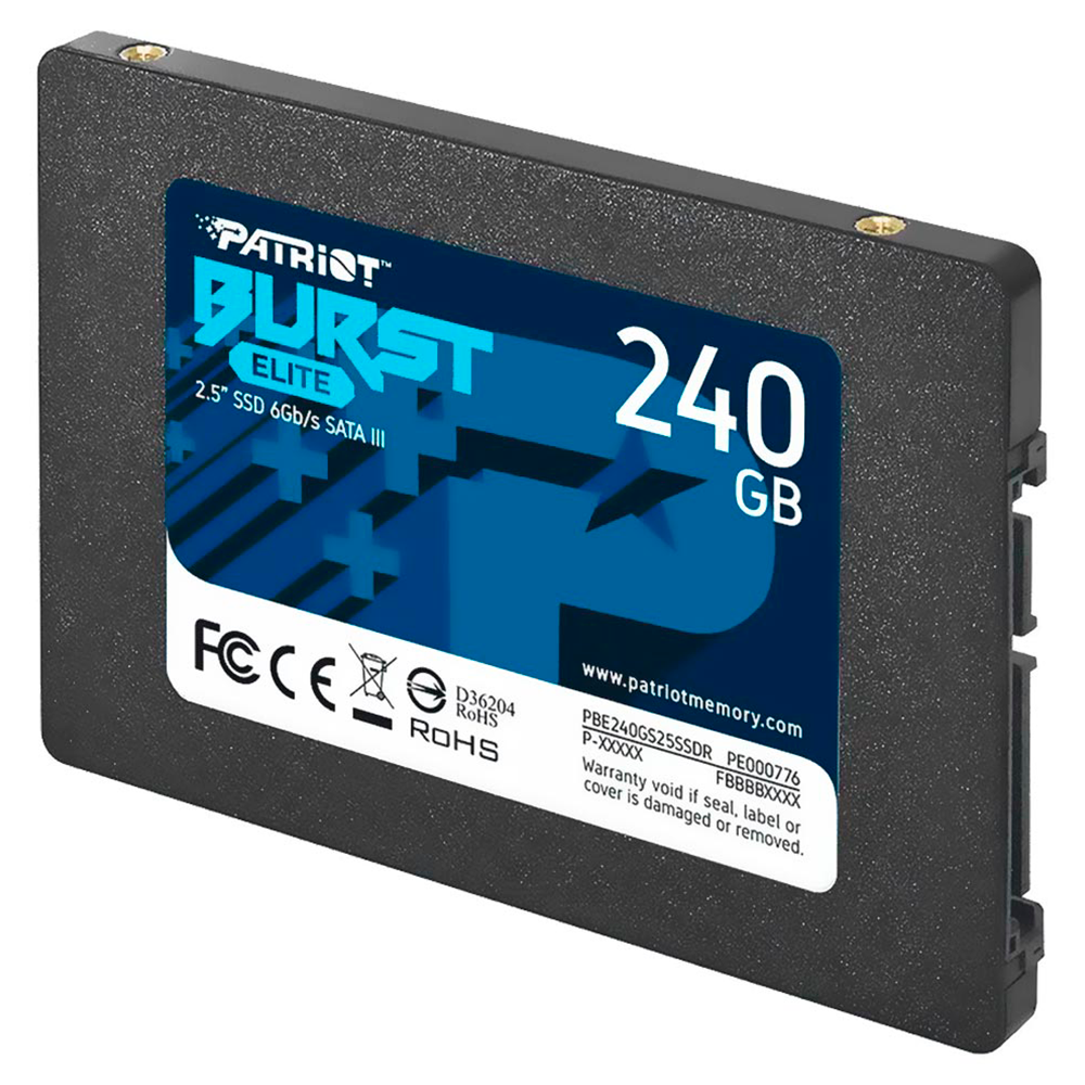 SSD 2.5 240GB PATRIOT PBE240GS25SSDR 450/320 MBS - Imagem 2