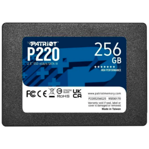 SSD 2.5 256GB PATRIOT P220 P220S256G25 550/490 MB/S