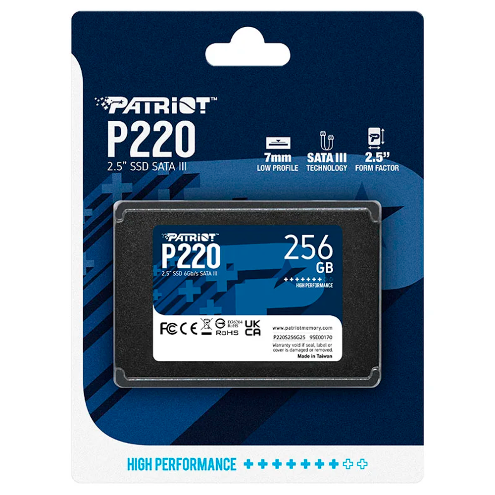 SSD 2.5 256GB PATRIOT P220 P220S256G25 550/490 MB/S - Imagem 3