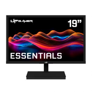 Monitor UP Gamer G Series Essentials, 19" Tela Plana HD 60Hz 5Ms, HDMI VGA, UPG19VA60, Preto