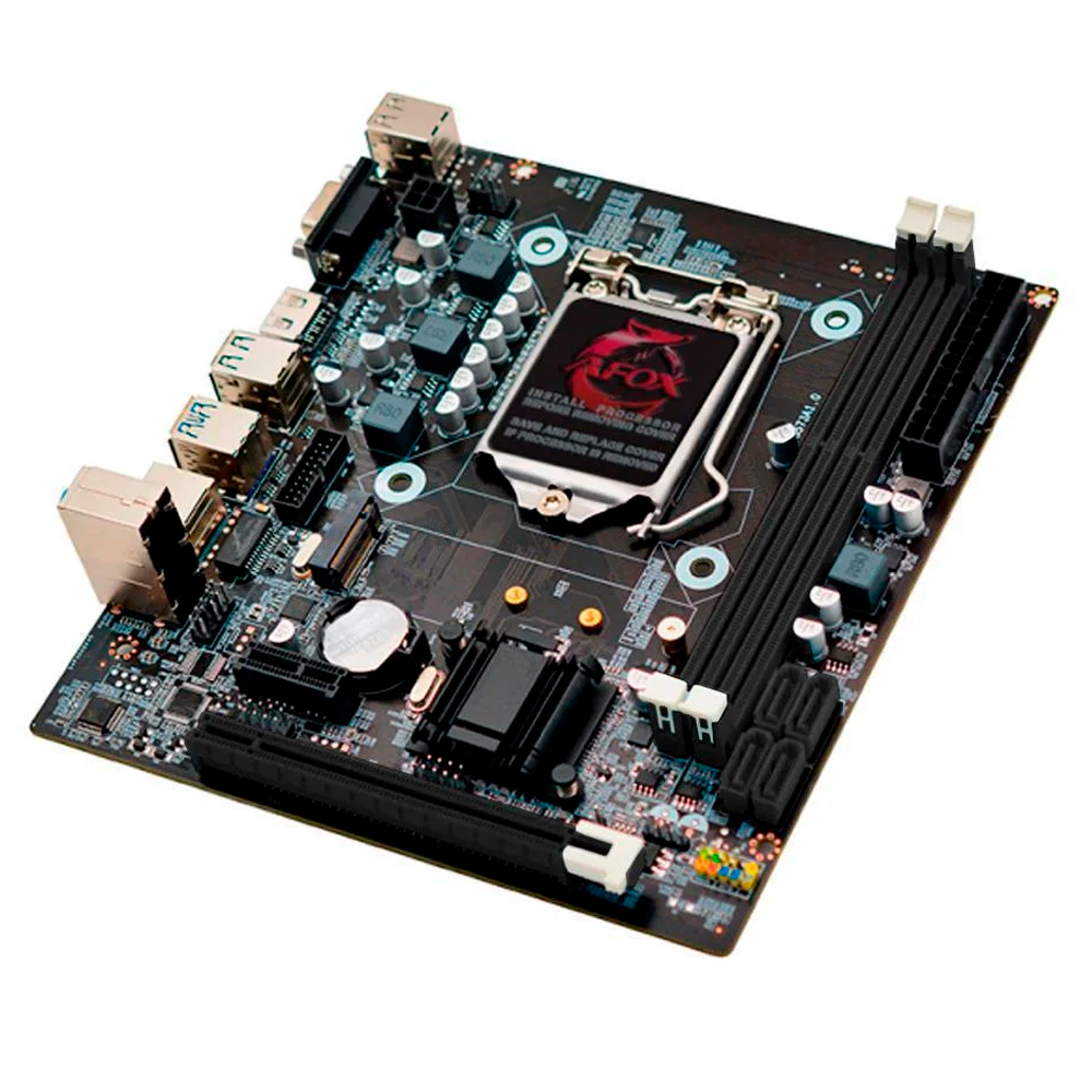 Placa Mãe Afox IH81-MA5-V4, Intel LGA 1150, DDR3, HDMI VGA, M.2, USB 3.0 - Imagem 3