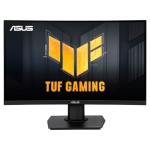 Monitor Gamer Asus TUF Gaming VG24VQER, 23.6" Full HD 180Hz 1ms Curvo FreeSync HDMI DisplayPort, Preto