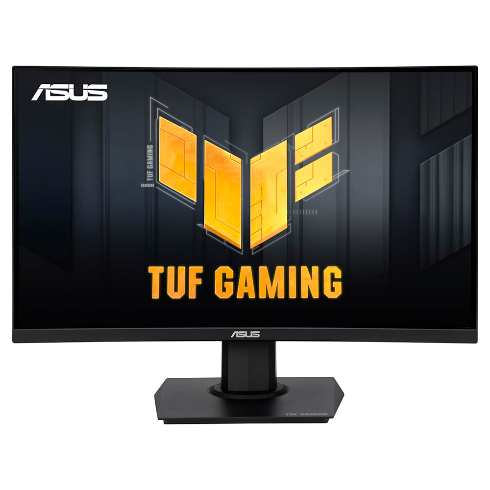 Monitor Gamer Asus TUF Gaming VG24VQER, 23.6" Full HD 180Hz 1ms Curvo FreeSync HDMI DisplayPort, Preto