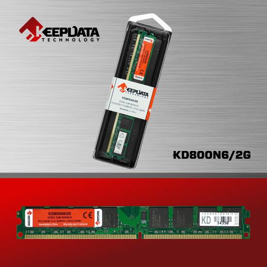 Memória Keepdata, DDR2 2GB (1x2GB), 800MHz, KD800N6/2G, Verde - Imagem 2
