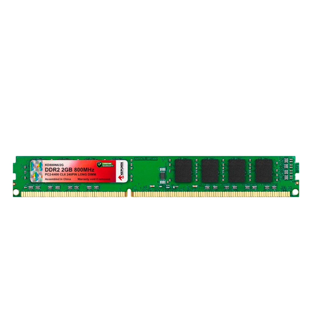 Memória Keepdata, DDR2 2GB (1x2GB), 800MHz, KD800N6/2G, Verde