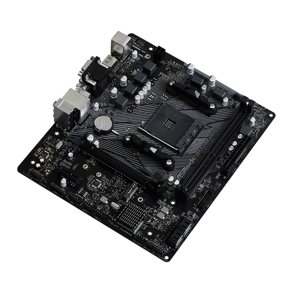 MB AM4 ASROCK B550M-HDV VGA/DVI/HDMI - Imagem 3
